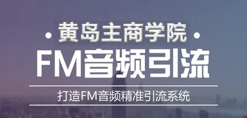 黄岛主《FM音频引流特训营1.0》亲身操作每天30-50量，转化超级高