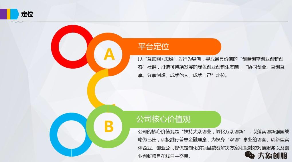 （目录项目推介）创业创新项目平台定位及市场分析