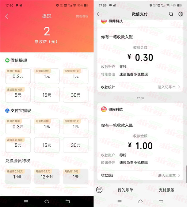 速读免费小说:听10分钟小说免费拿1.3元,签到3天还能再拿1元