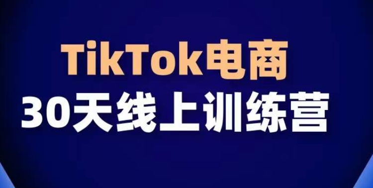 TikTok电商带货30天线上课，不可错过的全球流量洼地！